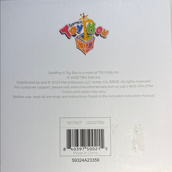 Fun Geoffrey's Surprise Giraffe Jack in the Box. 18 months+ Tested. Pre-owned. - Picture 4 of 10